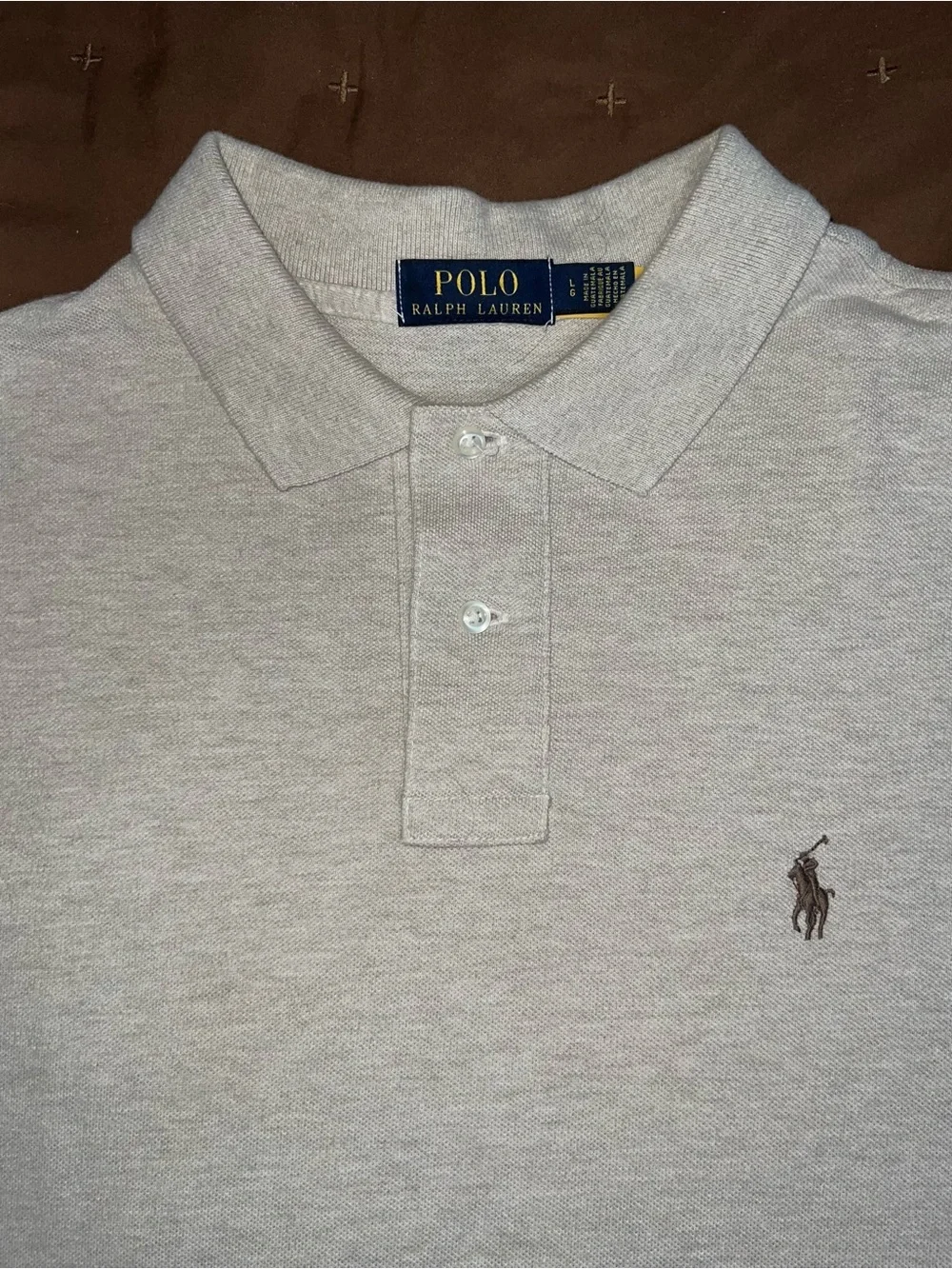 Polo by Ralph Lauren Classic Fit Men's Light Tan Polo Shirt